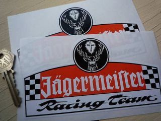 JAGERMEISTER 150mm classic racing team car stickers