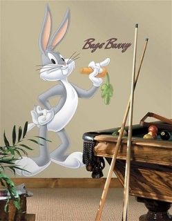 Bugs Bunny Figure Giant Peel & Stick Wall Decal Sticker NEW SEALED 