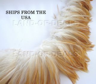 Wholesale bulk Rooster hackle feathers soft fox red, 4 5” (10 13 cm 