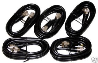   RG 8X Mini 8 Coax PL 259 Male to Male Ham Radio Antenna Jumper Cable