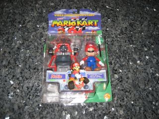 Mario Kart 64 Mario Action Figure Brand New In Box