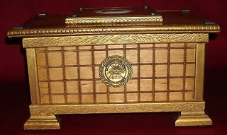 Hand Crafted Masonic Keepsake Box w/secret compartment