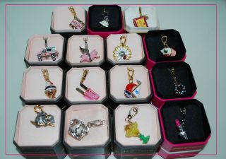 NEW IN BOX Juicy Couture Bracelet Charm   Pick Your Favorite Charms 