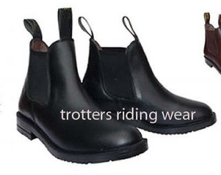   size 8 horse riding leather jodhpur/jodphu​r boots black size 8