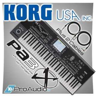 Korg Pa3X 61 Key Professional Arranger Workstation