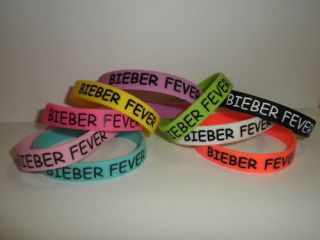 Justin Bieber Bieber Fever Bracelet Wristband