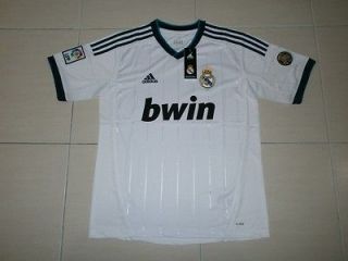 BNWT REAL MADRID HOME JERSEY T SHIRT 2012/2013 SIZE M XL #