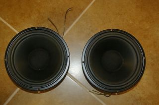 Pair of Peerless 8 Dual Voice Coil Woofers/Sub Wo​ofers