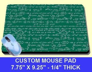 wicked cool MATH symbols formulas calculus algebra mousepad mouse pad 