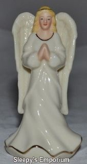 LENOX MESSENGER OF PEACE ANGEL FIGURINE WITH 24 KT GOLD NEW IN BOX