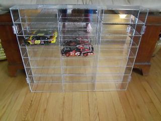 DISPLAY CASE   MIRROR BACKED   24 Compartment   Fits 1/24 Scale 