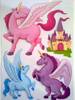   Removable Fairy &Unicorn Art Decor Kids Room/ Decals for Girl