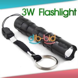   Flashlight Torch Bright Lamp Light 3 AAA Fashion Royal Blue Keychain