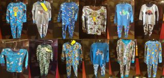 Kirkland Signature Boys 2Pc Pajama Set, 100% Organic Cotton, Diff 