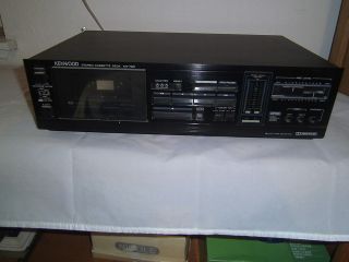 Kenwood KX 76R Cassette Player Works But Not Properly Used / Parts