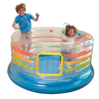   Inflatable Jump O Lene Transparent Ring Bounce Kids Bouncer  48264EP