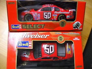 BUDWEISER 124 SCALE REVELL SELECT #50 CAR   AUCTION IS FOR 2 CARS