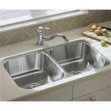 Sterling McAllister UCL3322 Undercounter Double Basin Kitchen Sink