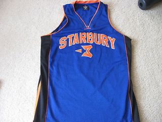 Mens Stephon Marbury Starbury Basketball Jersey #3 Blue Orange Size 