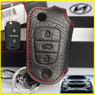 Car Key Case Leather Holder Cover FOR HYUNDAI I30 Ix35 #4 12