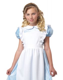 Alice in Wonderland Girls Child Dress and Petticoat Outfit Costume