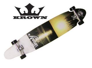 Krown Complete KICK TAIL LONGBOARD Skateboard HAWAII