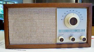 Vintage 1960s KLH Model Twenty One FM Table Radio All Original 