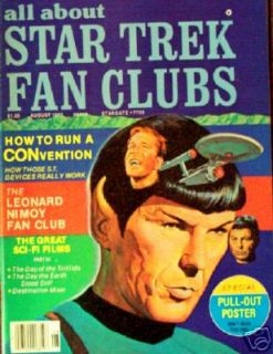 All About Star Trek Fan Clubs Magazine 8/77/Leonard Nimoy/Shari Lewis 