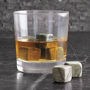   Whiskey Soapstone Cold Stone Ice Cube Rocks Scotch Free S&H ***NEW