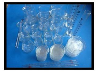 Chemistry Laboratory Glassware Kit, Lab Glassware Kit, Pyrex Material