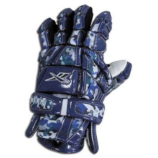   Reebok 10K lacrosse gloves size 13 camo navy lax glove senior L blue