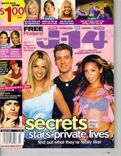 BRITNEY SPEARS BEYONCE KNOWLES J 14 Magazine 3/01 PRIVATE LIVES