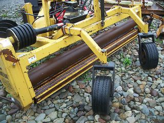 PRO 8 3PT HITCH HARLEY ROCK RAKE WITH HARROW POWER ANGLE IN PA USED 