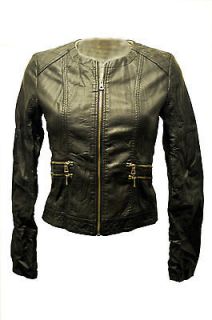 NEW Biker Jacket in PU Faux Leather BNWTs Retails in Topshop for £60 