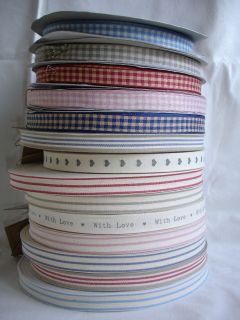 LARGEST COLLECTION   EAST OF INDIA RIBBONS ♥ GINGHAM ♥ STITCH 