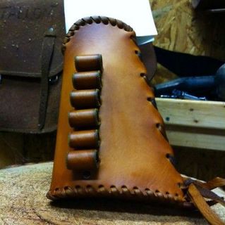 LEATHER GUN STOCK COVER/SHELL HOLDER WINCHESTER 94 MARLIN 1894/95 