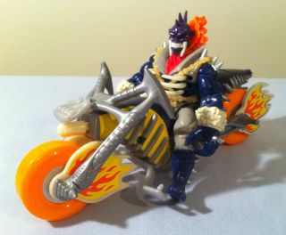 Ghost Rider w/ Cycle Action Figure (1995, Toy Biz) Marvel