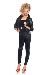 Womens T Birds Faux Leather Jacket Adult Costume SizeMedium
