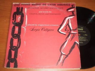 Sergio Calligaris Piano music of latin america LP VG+