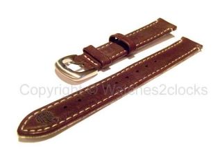 Timberland Brown Leather 14mm Strap For Model 85082L