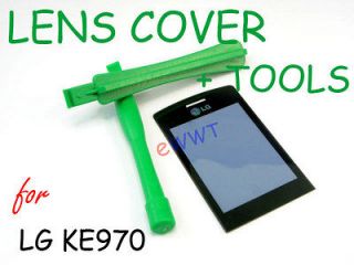 Replacement Front LCD Screen Lens Cover Glass + Tools for LG KE970 