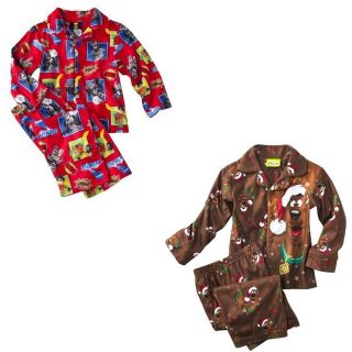   Boy Lego Batman Scooby Doo Coat Sleepwear Pajama Shirt Pant Set 4T