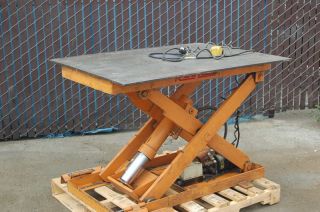Rol Lift 2000# Electric Hydraulic Pallet Lift Table GUR