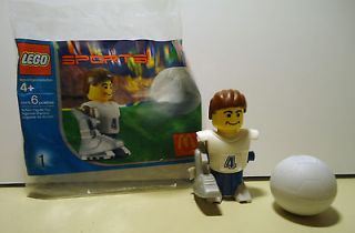 McDonalds Lego Sports Toy Soccer Player #1 and Basketball Player #3 
