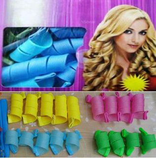 New Magic Leverag Circle Hair Styling Rollers Curler Makeup Salon Tool 