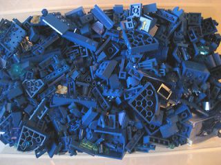 LEGO Bulk lot BLUE 1 Lb. of SPECIALTY PIECES 300 400pc