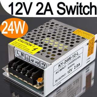   2A 24W Switch Power Supply Driver For LED Strip Light 110V/220V New