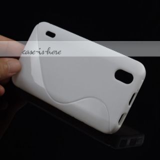 White Soft Gel Skin TPU Case Cover for LG Optimus Black P970 / Marquee 