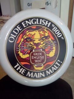   ENGLISH800MA​LT LIQUOR BUTTON BEER SIGN/NEW OLD STOCK/PERFECT COND