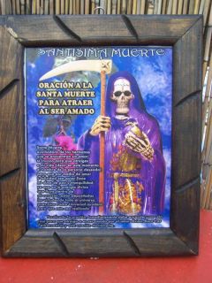 Prayer to the Santisima Muerte/Grim Reaper, Bulky Frame
